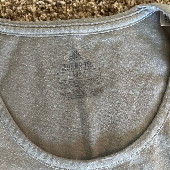 Adidas Heather Gray Sleeveless Top - Picture 3 of 4